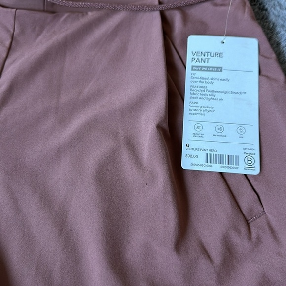 NEW Athleta Venture Pants Womens Size 6 Stretch Comfort Performance UPF Workout - Picture 7 of 11